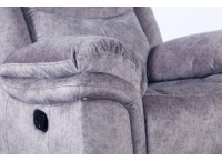 Sofa Recliner 3 Seater Diamond Grey